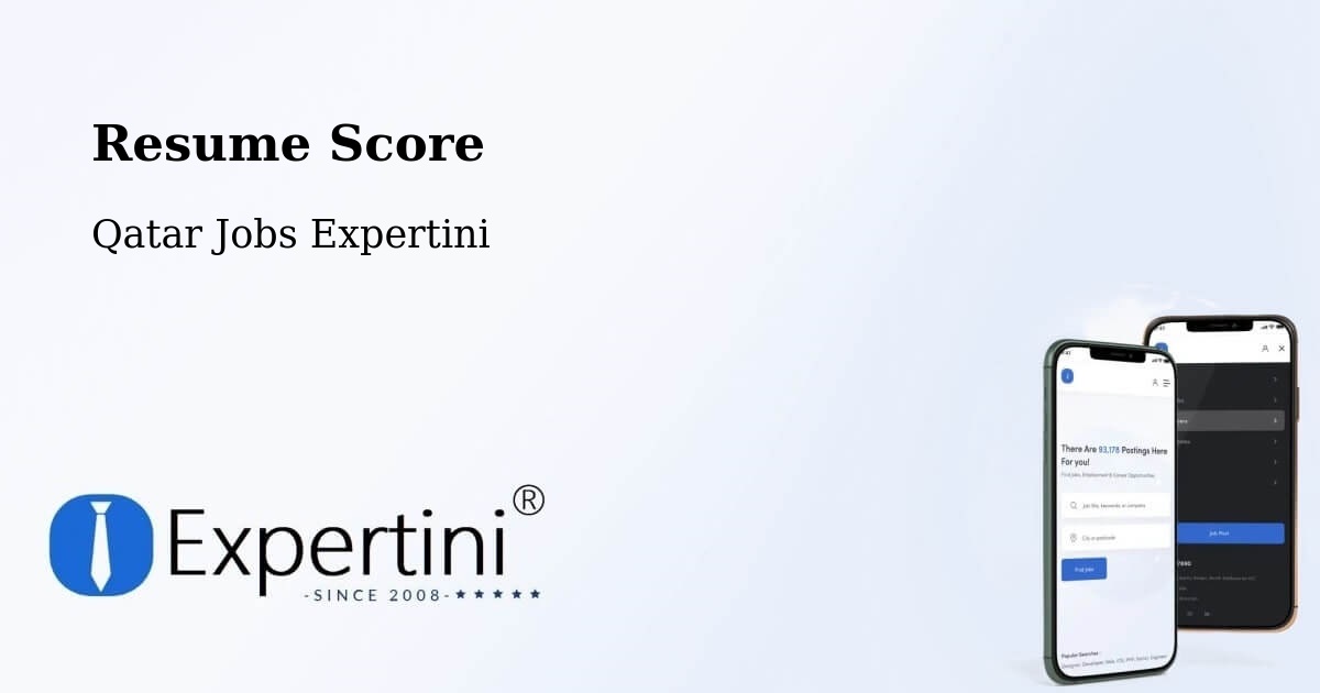 Resume Score & Job Description Match Tool – Qatar - Qatar Jobs Expertini